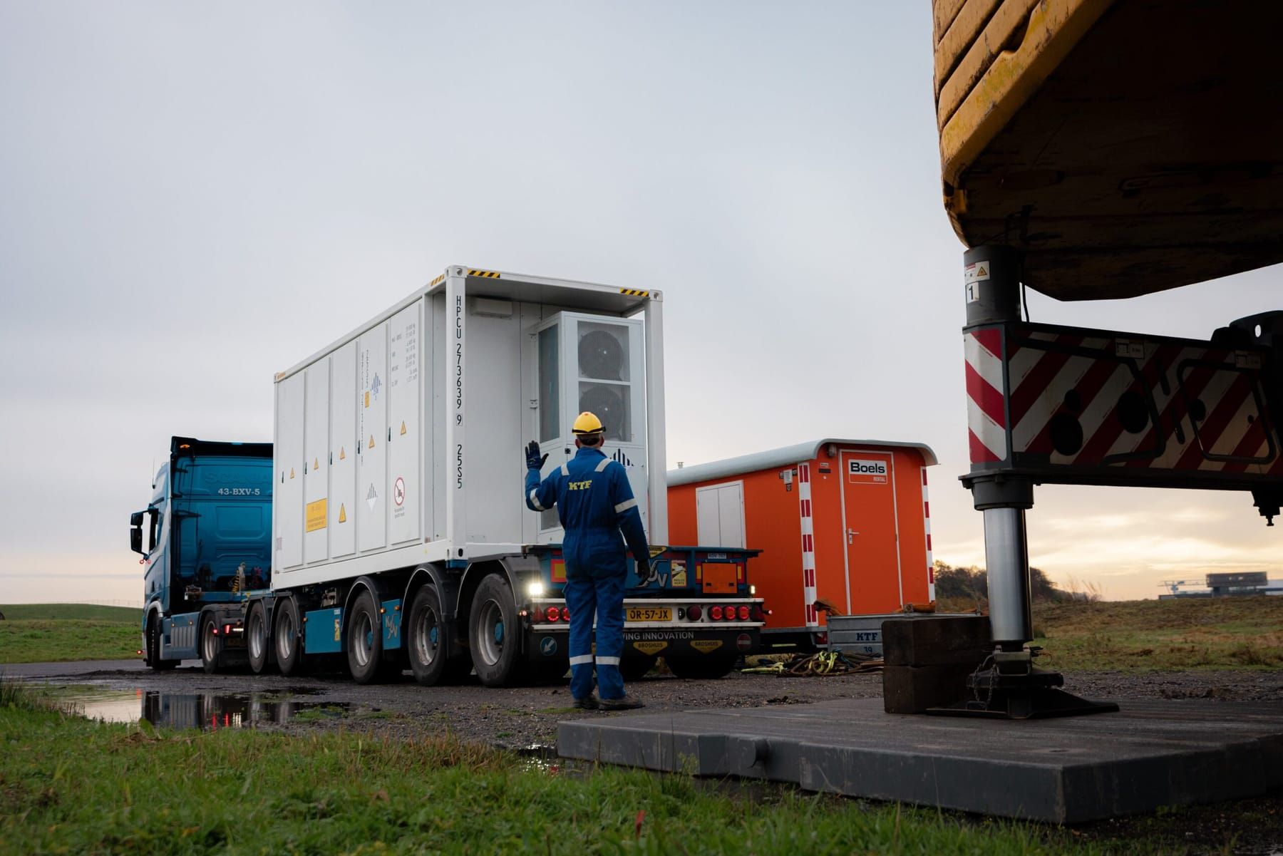 Batterij geleverd op Energiecampus Leeuwarden